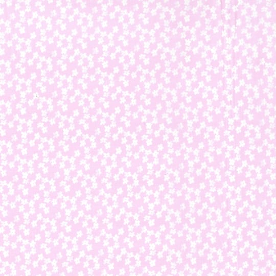 Fabric Traditions Pink Tonal Flowers Cotton Fabric